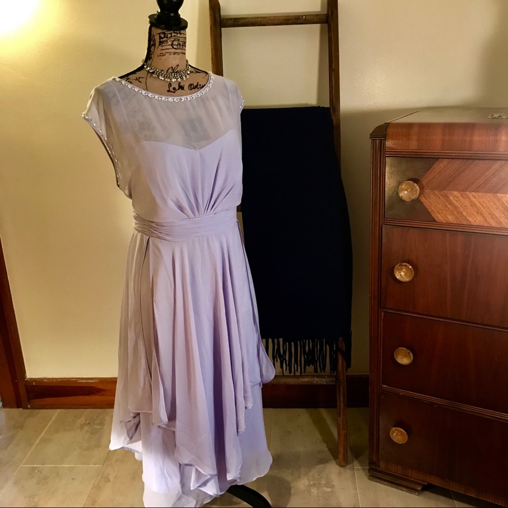 Women’s Monsoon lavender formal dress. Size 18